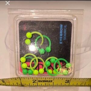 Ardene Hot Pink & Neon Piercing Plastic Accessory